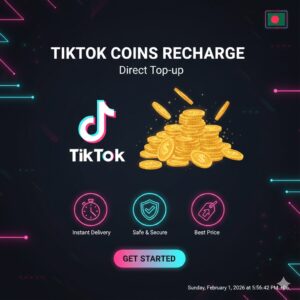 TikTok Coins Direct Recharge (Bangladesh)