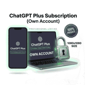 ChatGPT Subscription in Bangladesh (Own Account) - 100% Private