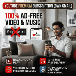 YouTube Premium BD Subscription (Own Gmail) - 100% Ad-Free