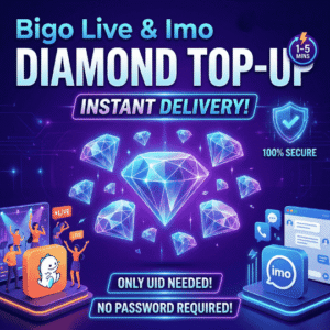 Bigo Live & Imo Diamond Top-Up (UID Only) - Instant Delivery