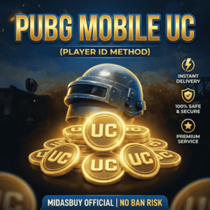 PUBG Mobile UC Top-Up (Player ID) - Midasbuy Official | 100% Safe